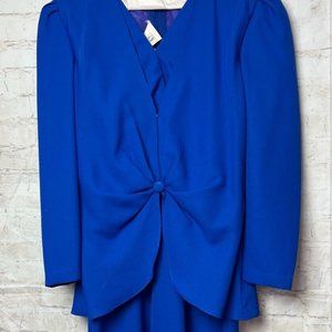 Vintage 80s Nadine Boutique BLUE DRESS - 1 pc. 5/6 - Union made